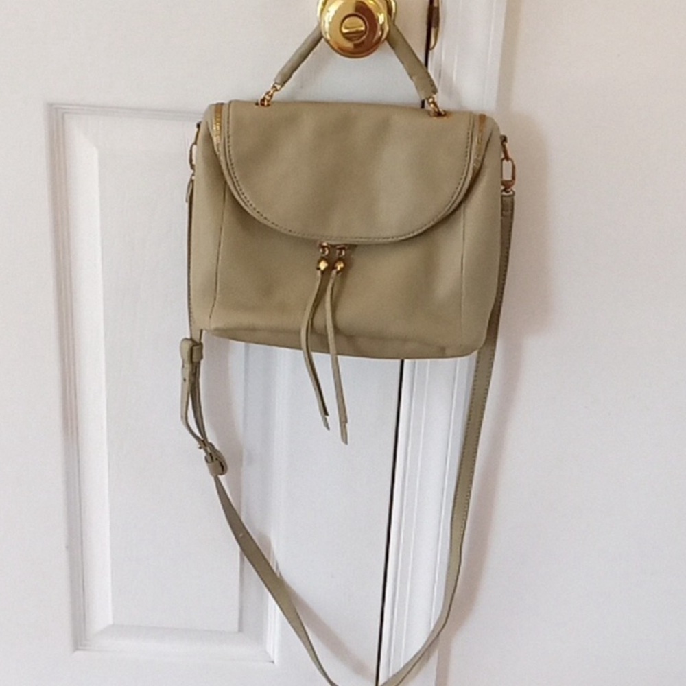 Hobo Fern Leather Satchel Cactus